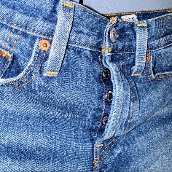 Levi’s 501 White Oak Blue Jeans Size 25 - Picture 6 of 8